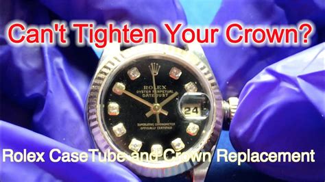 rolex crown case replacement.